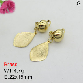 Fashion Brass Earrings  F3E200496bbml-J125