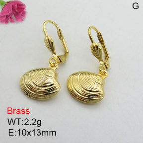 Fashion Brass Earrings  F3E200497vbmb-J125