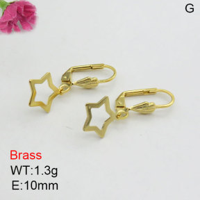 Fashion Brass Earrings  F3E200500vbll-J125