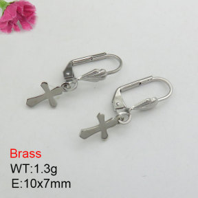 Fashion Brass Earrings  F3E200516vbll-J125