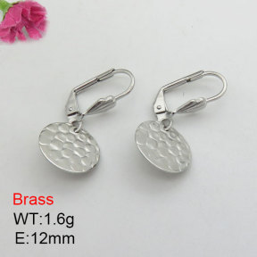 Fashion Brass Earrings  F3E200522vbmb-J125