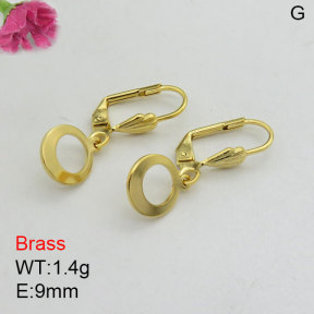 Fashion Brass Earrings  F3E200527vbmb-J125