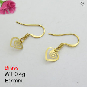 Fashion Brass Earrings  F3E200531aajl-J125