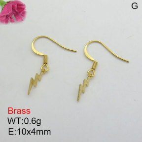 Fashion Brass Earrings  F3E200533aajl-J125