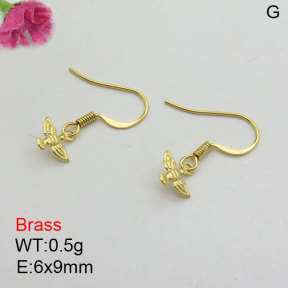 Fashion Brass Earrings  F3E200535aajl-J125