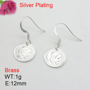 Fashion Brass Earrings  F3E200541aajo-J125