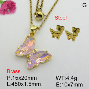 Fashion Brass Sets  F3S008954ablb-J81