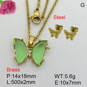 Fashion Brass Sets  F3S008965ablb-J81