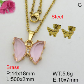 Fashion Brass Sets  F3S008967ablb-J81