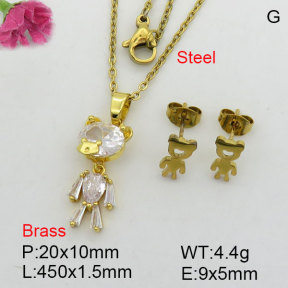 Fashion Brass Sets  F3S008968ablb-J81