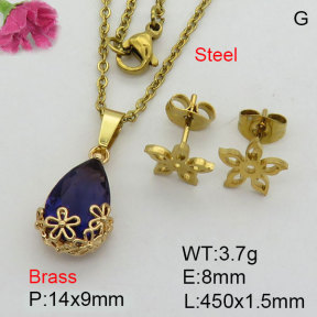 Fashion Brass Sets  F3S008982aakl-J81