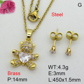 Fashion Brass Sets  F3S008985ablb-J81