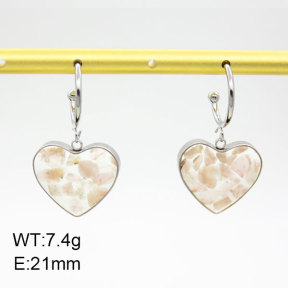 Natural  Rose Quartz SS Earrings  3E4003383bhil-908