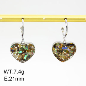 Natural  Abalone Shell SS Earrings  3E4003385bhil-908