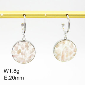 Natural  Rose Quartz SS Earrings  3E4003397bhil-908