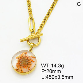 SS Necklace  3N3001022bhva-908