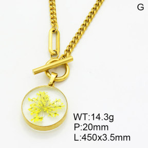 SS Necklace  3N3001026bhva-908