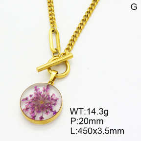 SS Necklace  3N3001028bhva-908