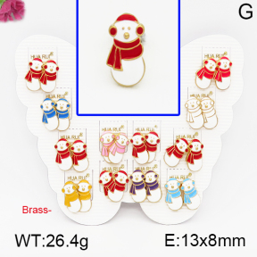 Fashion Brass Earrings  F5E300069vhmv-K01