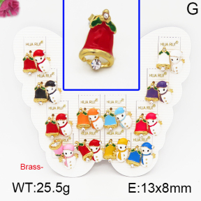 Fashion Brass Earrings  F5E300085vhmv-K01