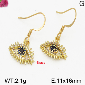 Fashion Brass Earrings  F5E400187vbpb-J125
