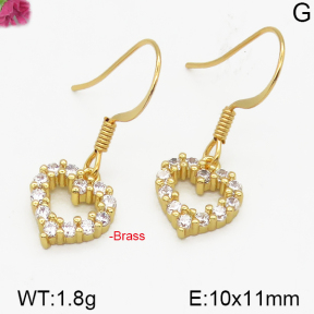 Fashion Brass Earrings  F5E400191bbov-J125