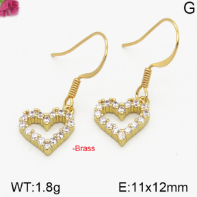Fashion Brass Earrings  F5E400198bbov-J125