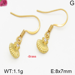 Fashion Brass Earrings  F5E400199vbnb-J125