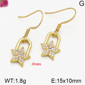 Fashion Brass Earrings  F5E400200vbpb-J125