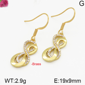 Fashion Brass Earrings  F5E400201vbpb-J125