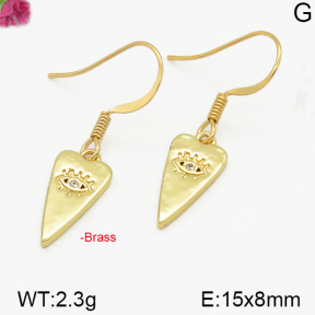 Fashion Brass Earrings  F5E400203vbnb-J125