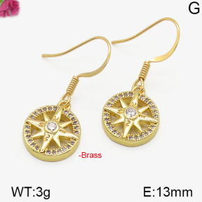 Fashion Brass Earrings  F5E400207vbpb-J125