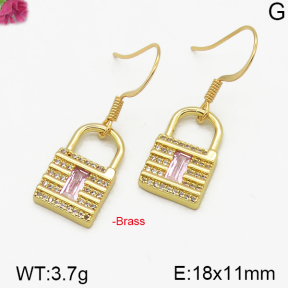 Fashion Brass Earrings  F5E400213bhva-J125