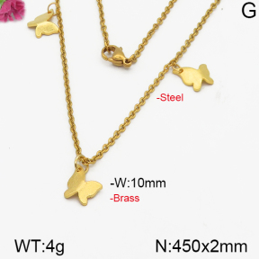 Fashion Brass Necklace  F5N200092vbnb-J125