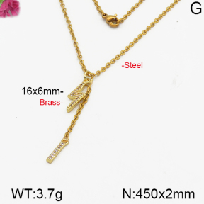 Fashion Brass Necklace  F5N400238vbpb-J125