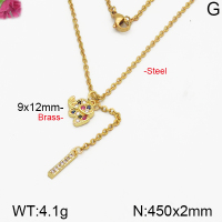 Fashion Brass Necklace  F5N400240vbpb-J125