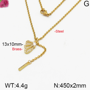 Fashion Brass Necklace  F5N400251vbpb-J125