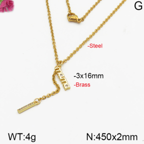 Fashion Brass Necklace  F5N400252vbpb-J125