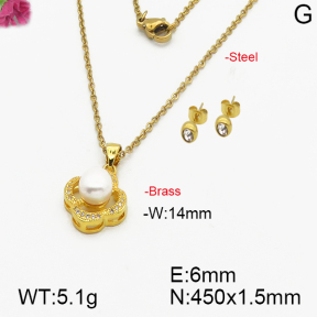 Fashion Brass Sets  F5S000154bhia-J17