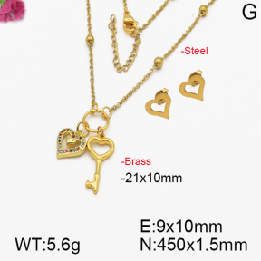 Fashion Brass Sets  F5S000172ahjb-J17