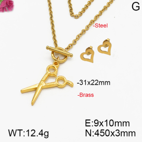 Fashion Brass Sets  F5S000177bhva-J17