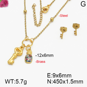 Fashion Brass Sets  F5S000180ahjb-J17