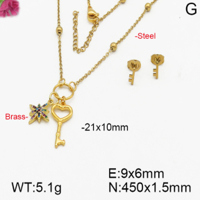 Fashion Brass Sets  F5S000181ahjb-J17