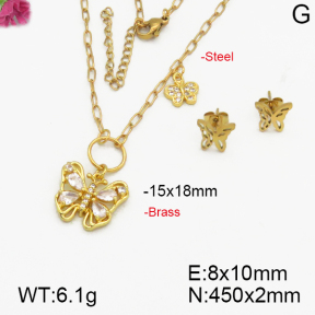 Fashion Brass Sets  F5S000183bhia-J17