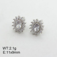 925 Silver Earrings  JE0000557aiov-L20