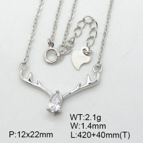 925 Silver Necklace  JN0000523bipa-L20