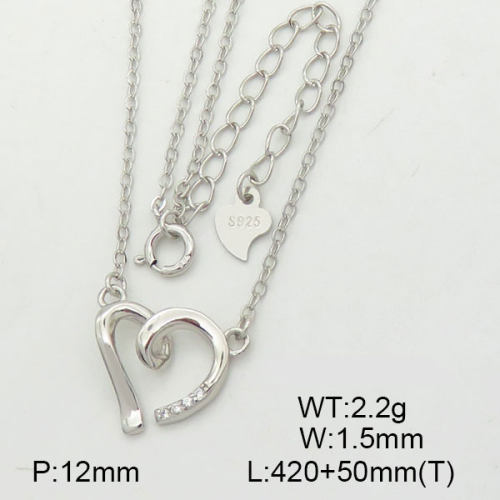925 Silver Necklace  JN0000528ainl-L20