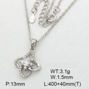 925 Silver Necklace  JN0000537ajka-L20