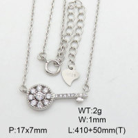 925 Silver Necklace  JN0000545aiov-L20