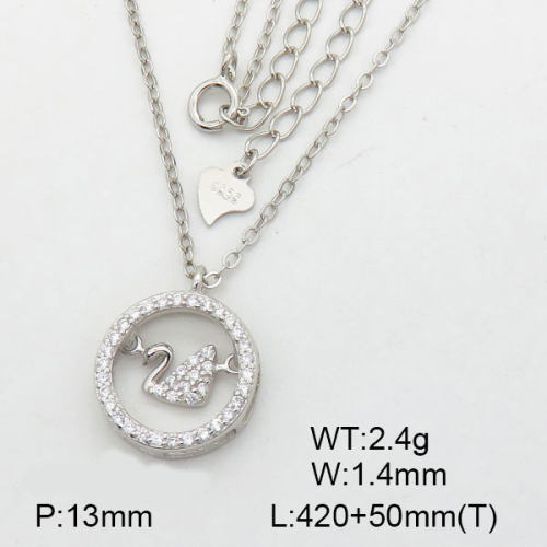 925 Silver Necklace  JN0000548ajma-L20